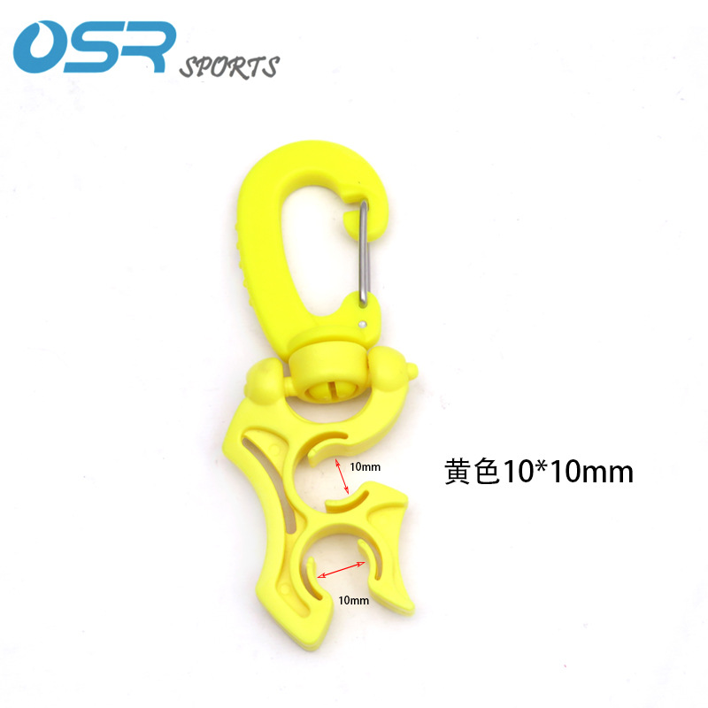 Spare secondary head hanging buckle BC low pressure pipe clamp low pressure pipe fixing hook diving accessories