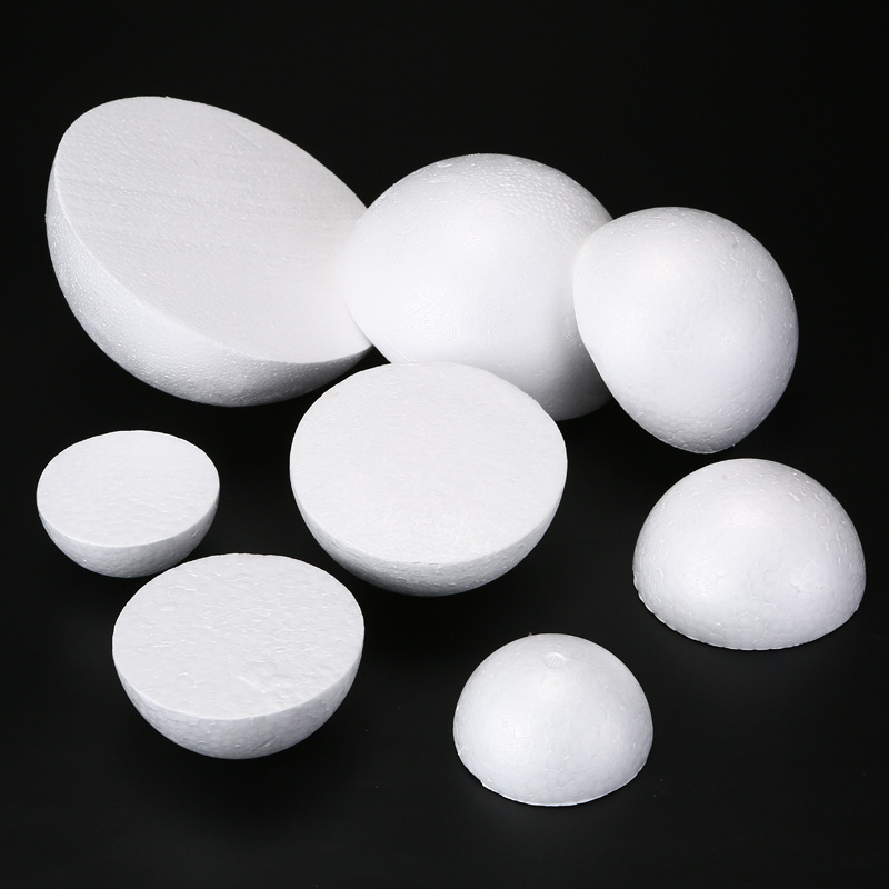 Пенопластовая сплошная полусфера для свадебного декора, цветочный шар, букет, оформление, дорожный указатель, материалы для детского DIY