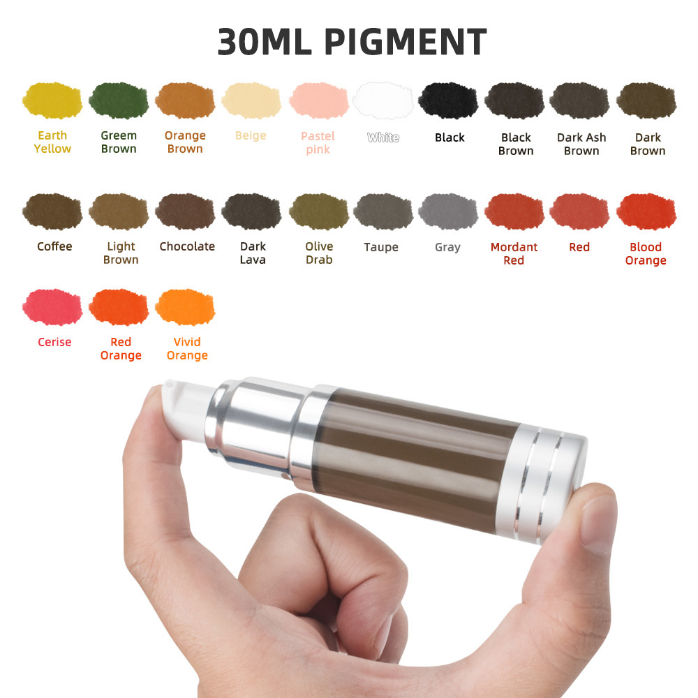 Foreign Trade Specializes in 30ml Tattoo Color Milky Color Material Microblading Pigment