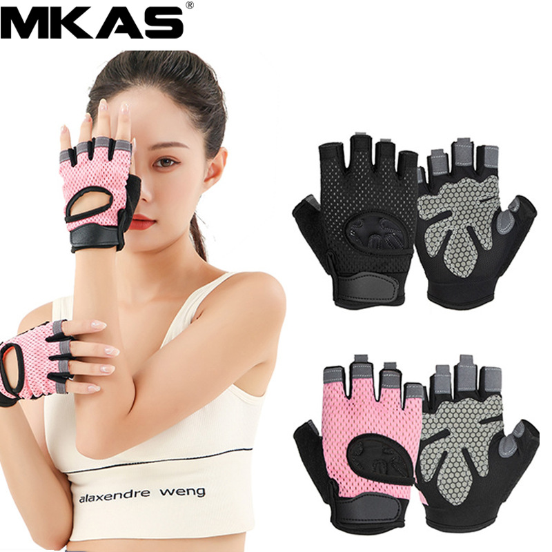 Перчатки для фитнеса, йоги и велоспорта для женщин, оборудование для тренировки, полуперчатки для мужчин, летние