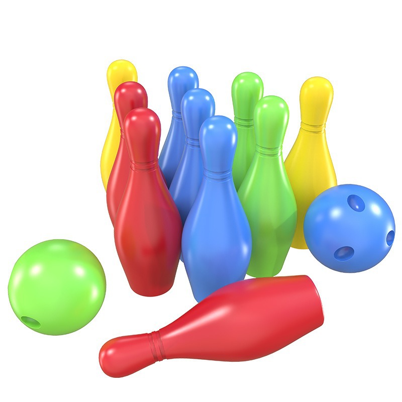 Children's Bowling Toy Mini 11cm Fun Early Education Parent-Child Interaction Kindergarten Outdoor Expansion Prop Set