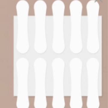 Cross-border Internet red invisible thin face lifting tool for women's small V face tight transparent bandage