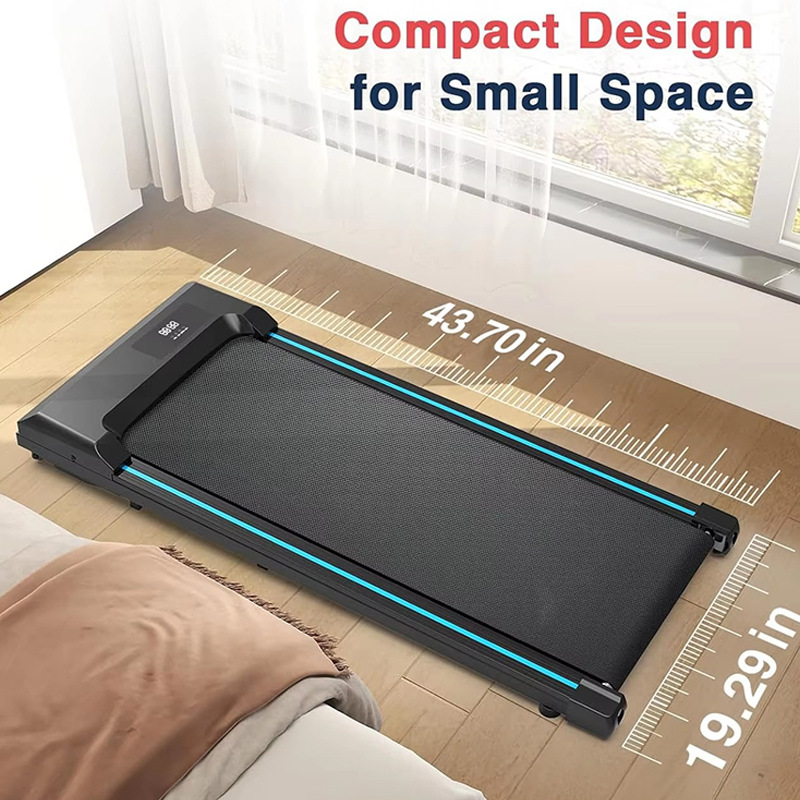 Cross-Border Household Foldable Treadmill Flat Walking Machine Simple Electric Small Indoor Silent Fitness Equipment