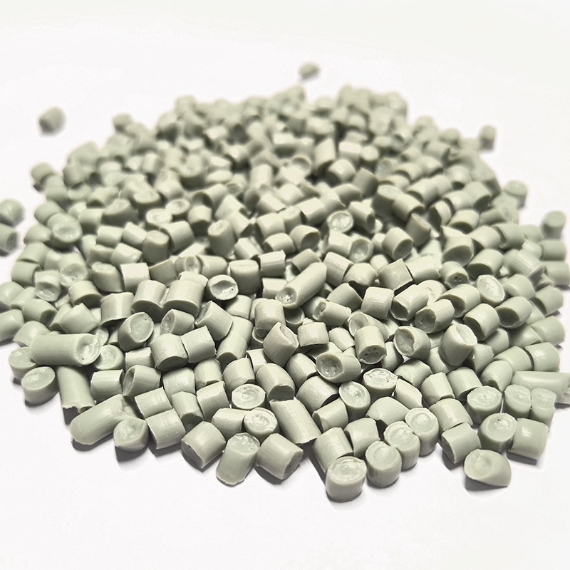 Manufacturer Wholesale High Impact Injection Molded Corrugated Pipe Pipe Extrusion Plate Material Regeneration Plastic Gray Ppr Particles