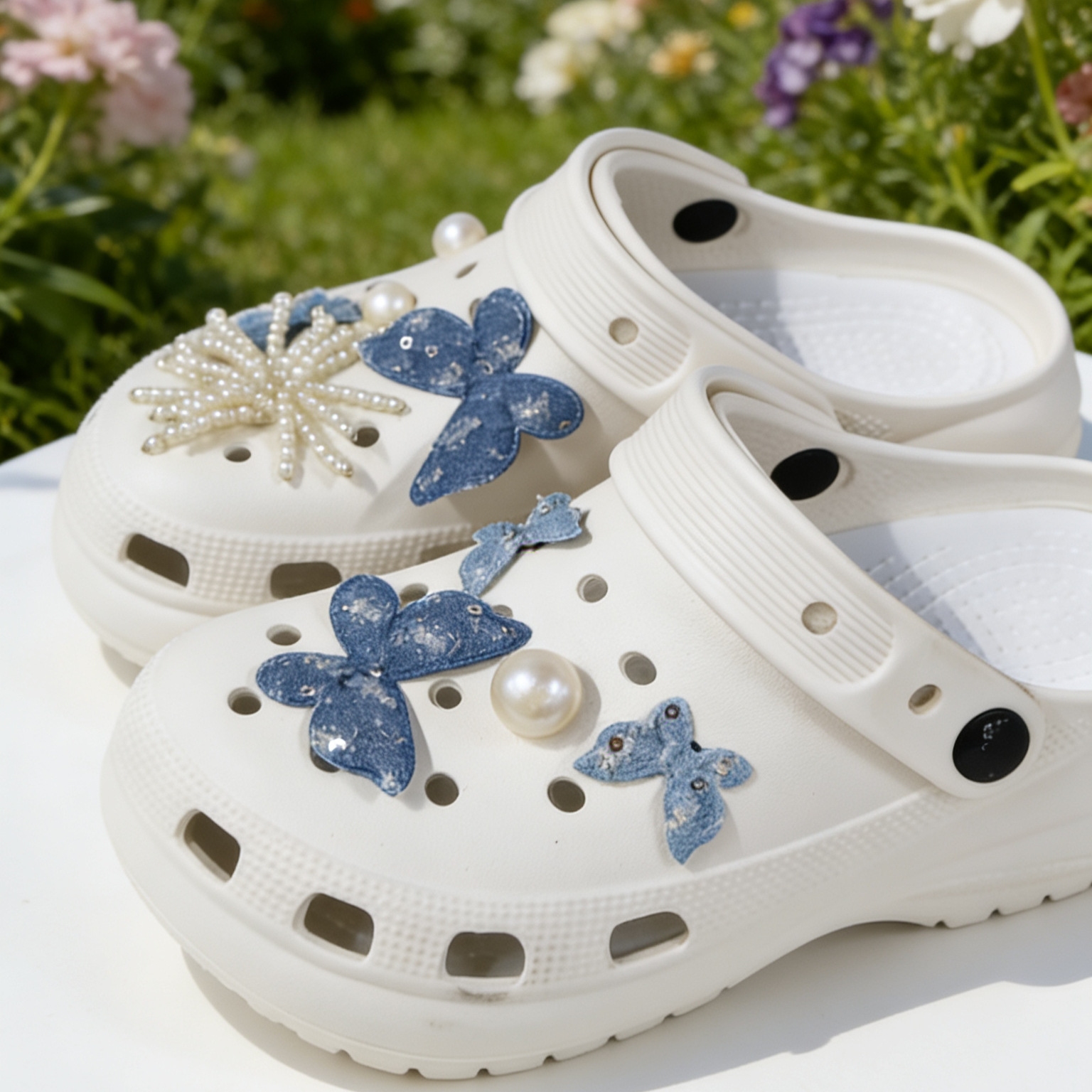 Women's 2025 New Eva Thick-Soled Clogs with a Stepping-On-Feces Feel, Summer Outdoor Non-Slip Closed-Toe Beach Sandals