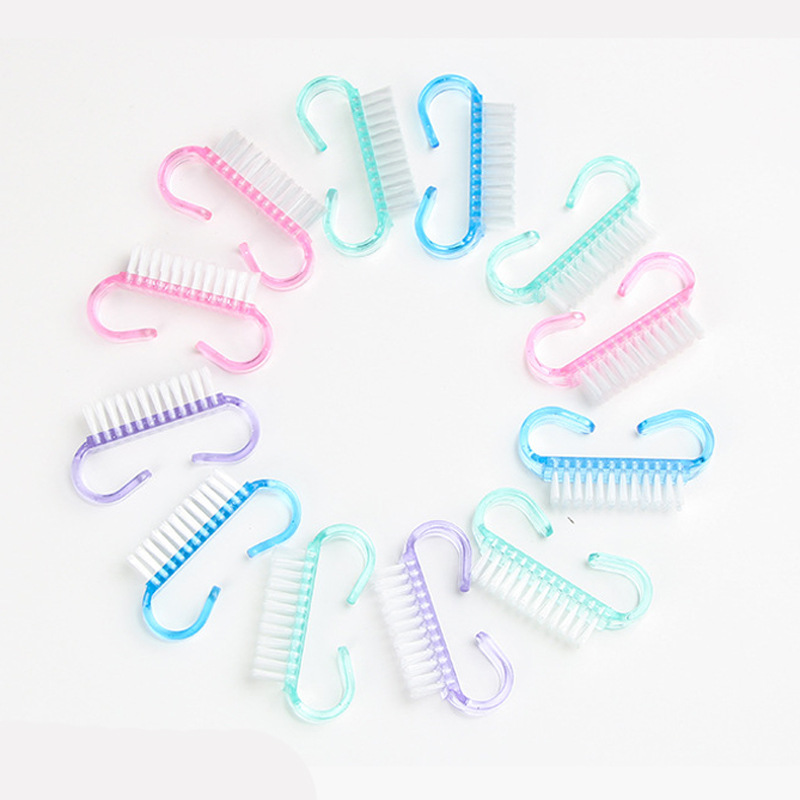 Nail art multifunctional cleaning brush horn brush small size dust brush nail brush text play brush factory direct sales