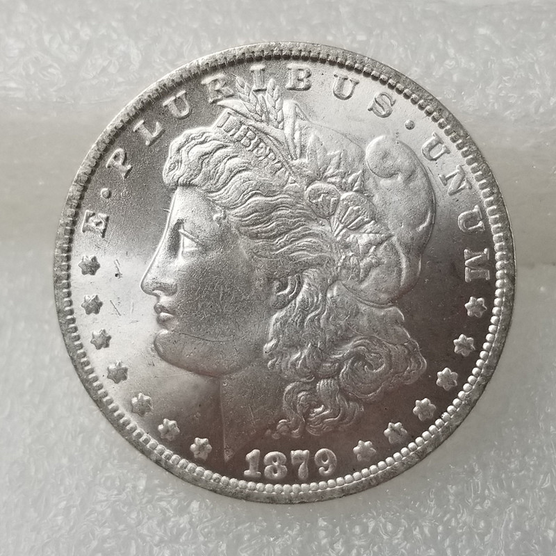 13 Types of Non-Magnetic Brass Material, about 26 Grams of Morgan Coins, Original White Cc Version, Antique Crafts Replica Coins