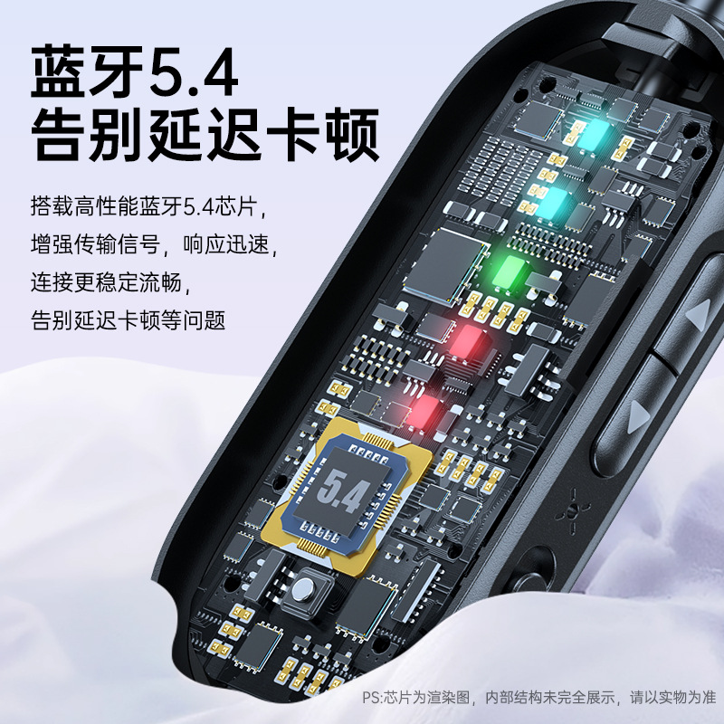 Bluetooth 5.4 Dual Transmitter One-To-Two Car Audio Transmitter Bluetooth Receiver for Airplane Audio and Tv Use