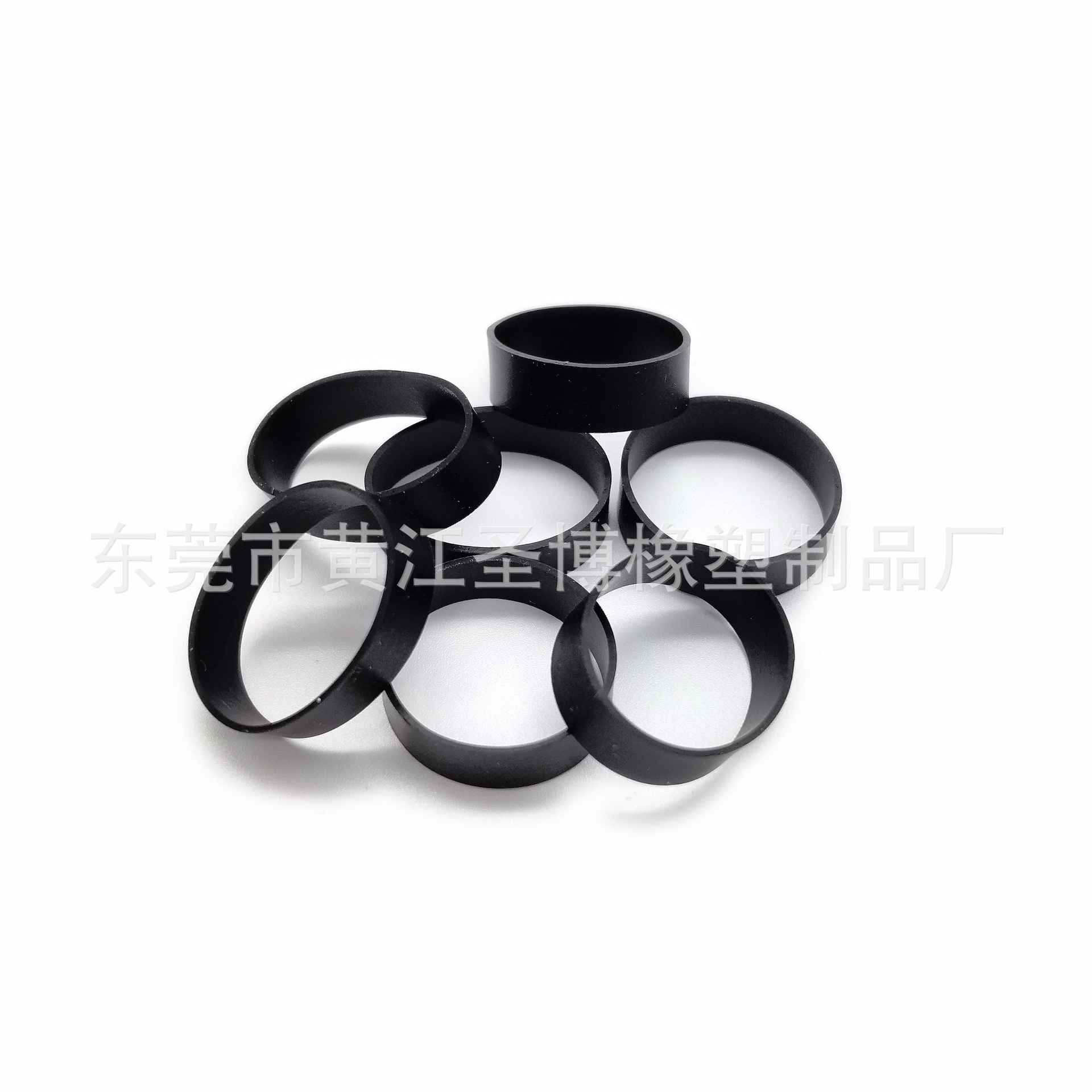 Black Silicone Tie Coil Rubber Coil Rubber Ring Data Cable Bundling Ring Tie Machine Special Silicone Ring
