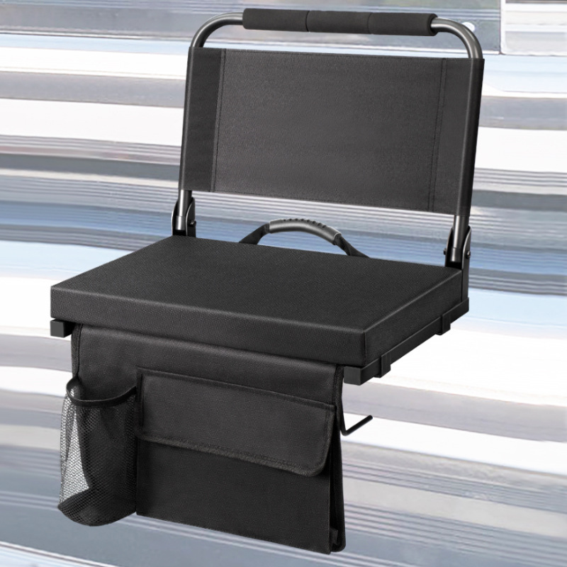 2026 World Cup Essential Stadium Seat with Backrest, Outdoor Ergonomic Backrest Seat, Outdoor Bleacher Chair