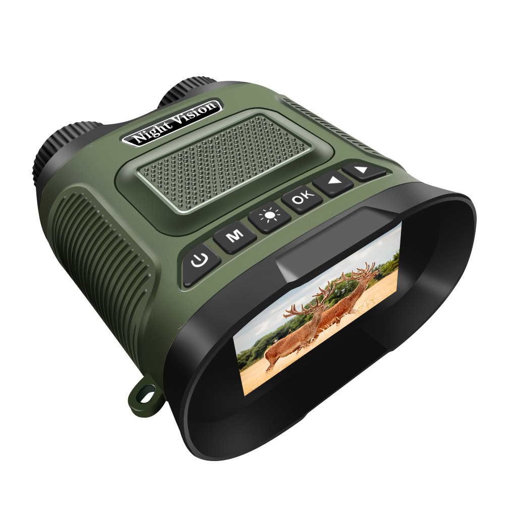 New Dual-Tube Night Vision Scope - Adult 4K Night Vision Binoculars, Fully Black Visible, 8X High-Definition Dual-Tube Night Vision