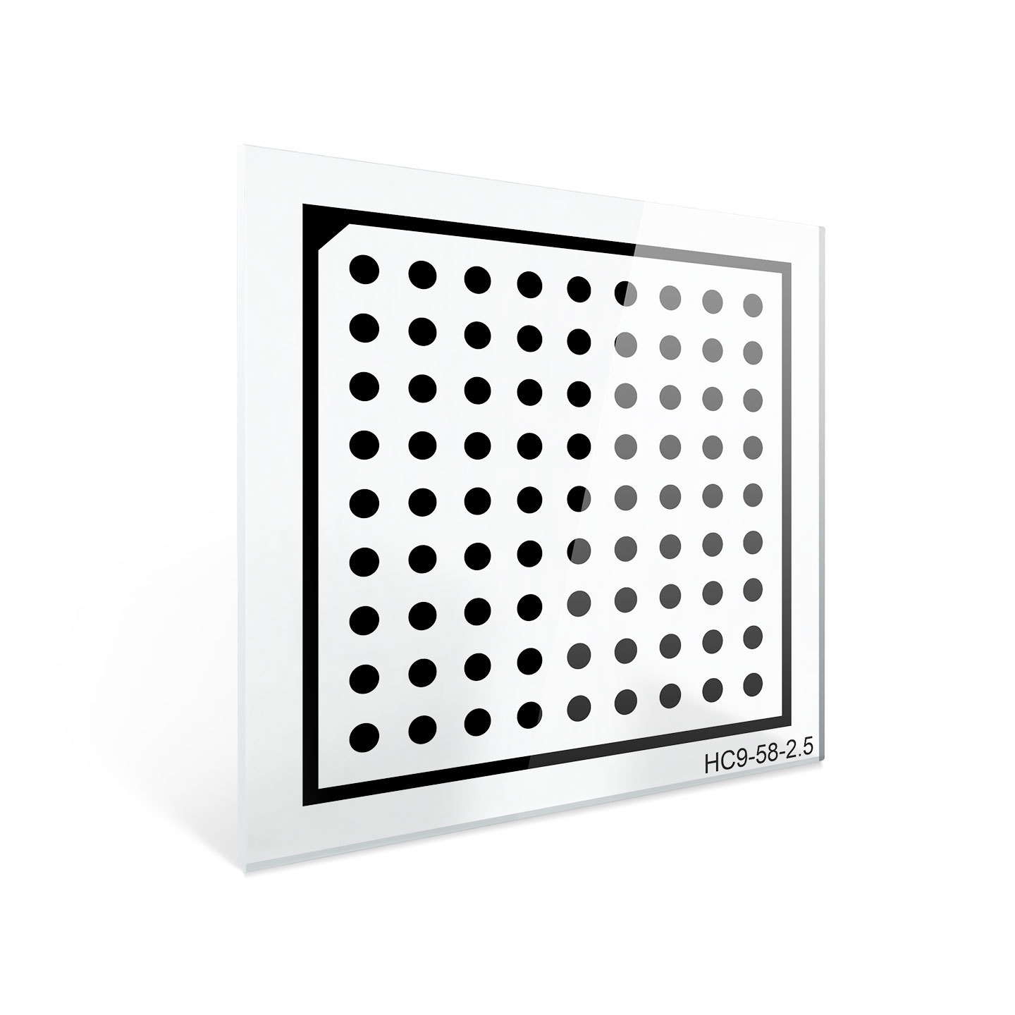 Glass Calibration Plate 0.5Um High-Precision Chrome-Plated Dot Array Plate Machine Vision Distortion Test High-Precision