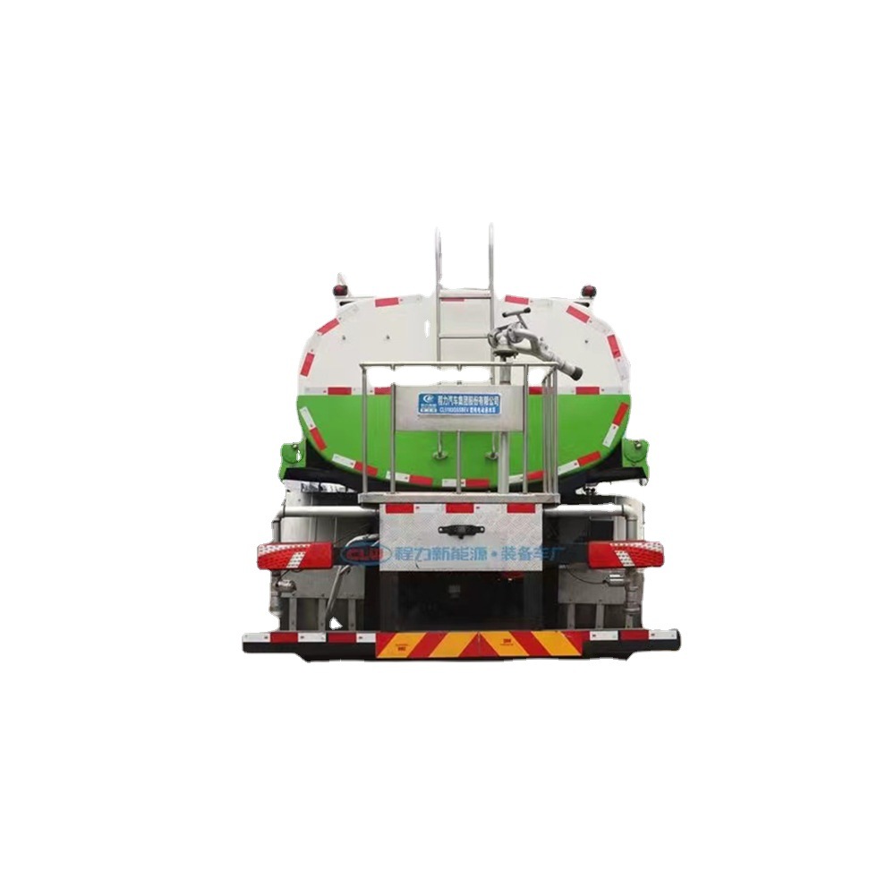 Customized New Energy 11-Cubic Meter Green Spraying Truck, Pure Electric Sprinkler Truck, Large Green Plate Byd T8 Pure Electric