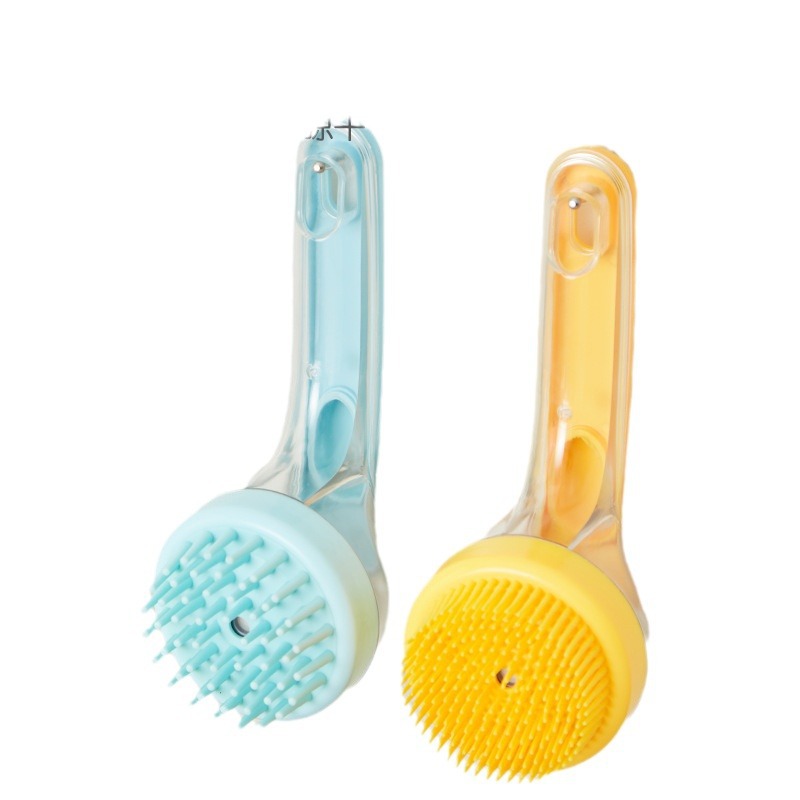 Pet Bath Brush Silicone Bath Brush Dog Massage Brush Pet Comb Pet Cleaning Brush Bath Artifact