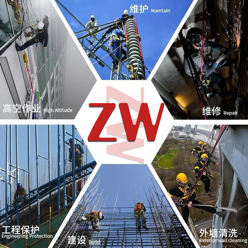 Factory Direct steel wire rope gripper high-altitude drop stopper 12mm anti-fall equipment climbing sliding rope gripper