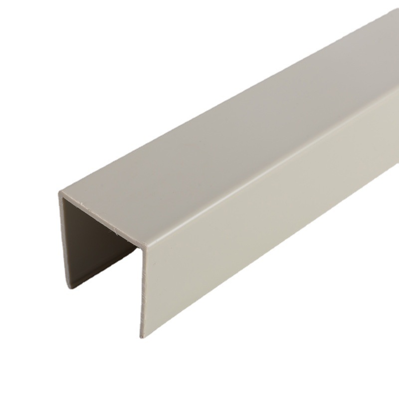Pp U-Shaped Groove Pvc Profile Extrusion Plastic Ppu Groove Flame-Retardant Pp Edge Protection Groove Square Profile