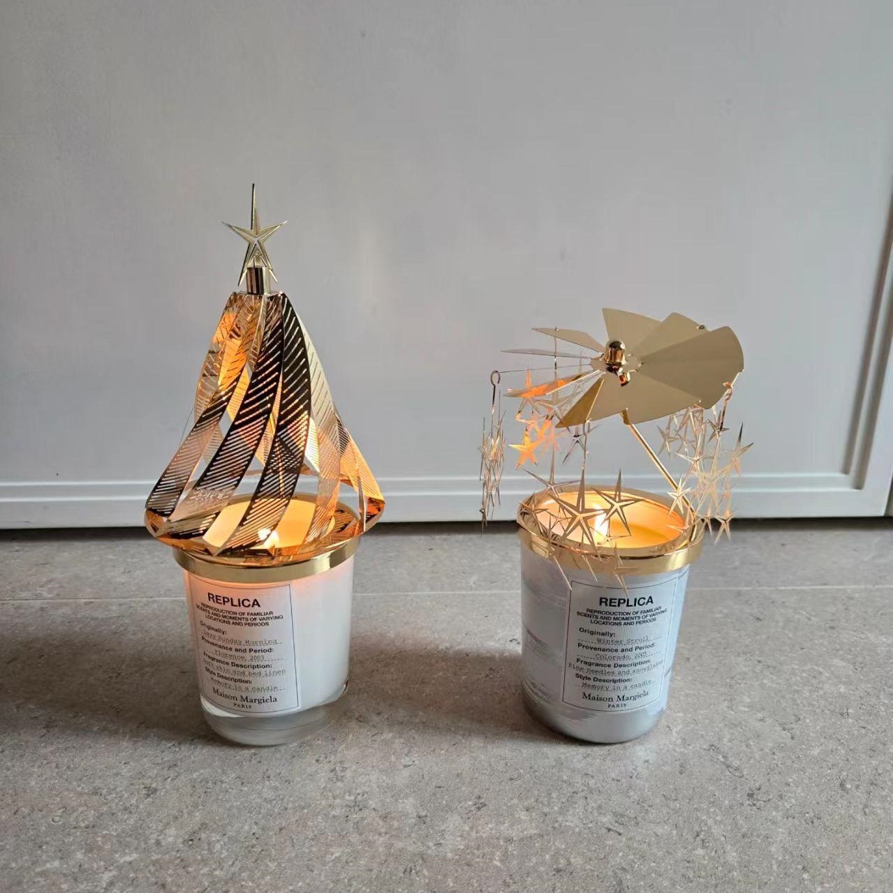 Diptyque Diptyque Candle Revolving Lantern Accessories Aromatherapy Christmas Tree Rotating Candle Cover Candle Holder Birthday Gift