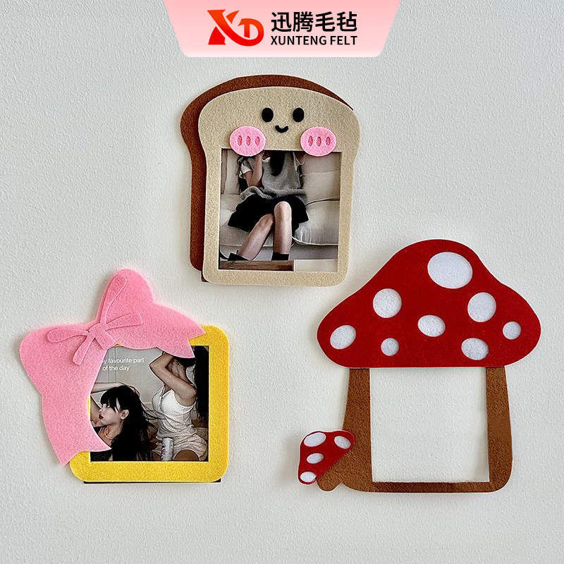 Creative home does not hurt the wall non-adhesive felt switch stickers manufacturers wholesale color creative pattern felt switch stickers