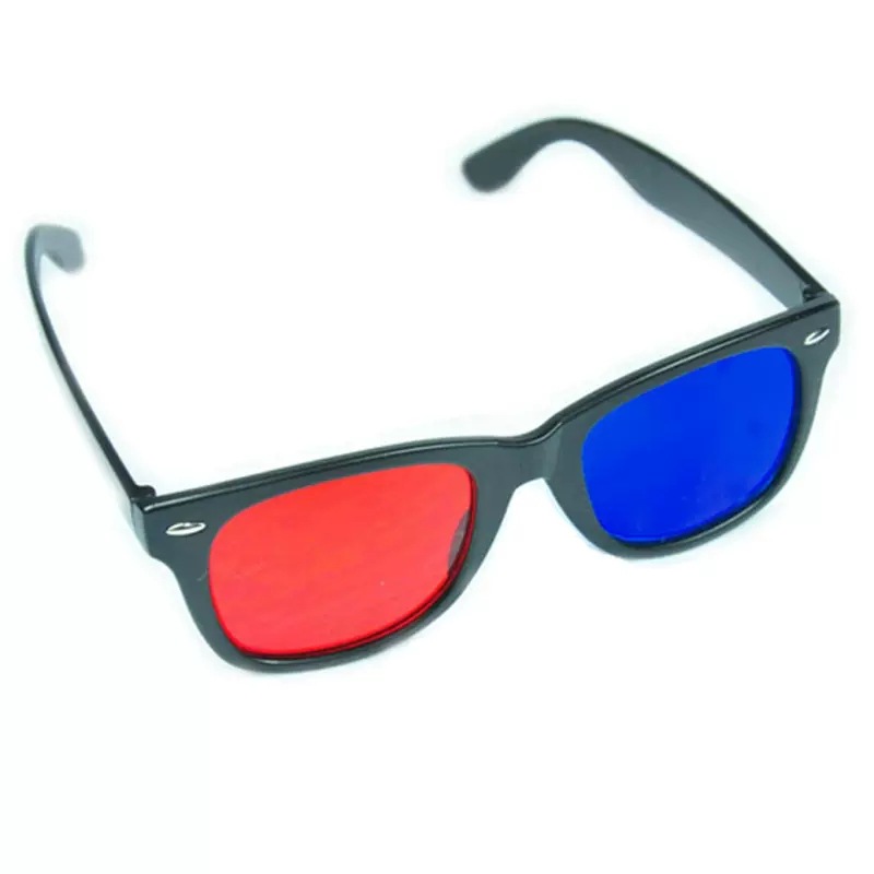 Fashion red and blue 3D stereo glasses sports entertainment teaching amblyopia myopia training flat projection 3d factory direct sales