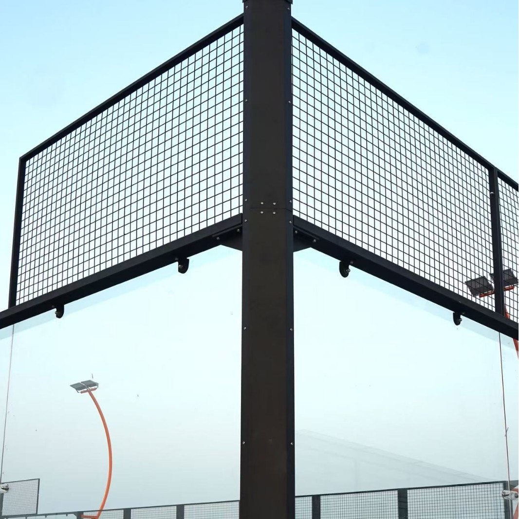 Panoramic Padel Court Wholesale Panoramic Cage-Type Paddle Tennis Court Complete Set of Equipment Paddle Tennis Court