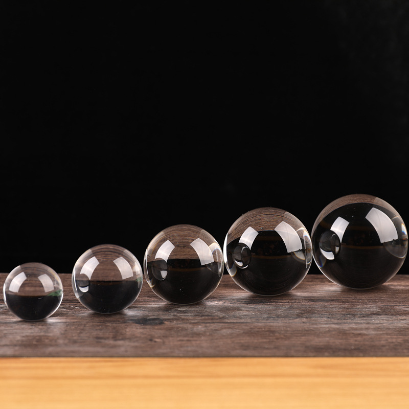 A large number of spot wholesale crystal glass ball transparent crystal light ball home decorations