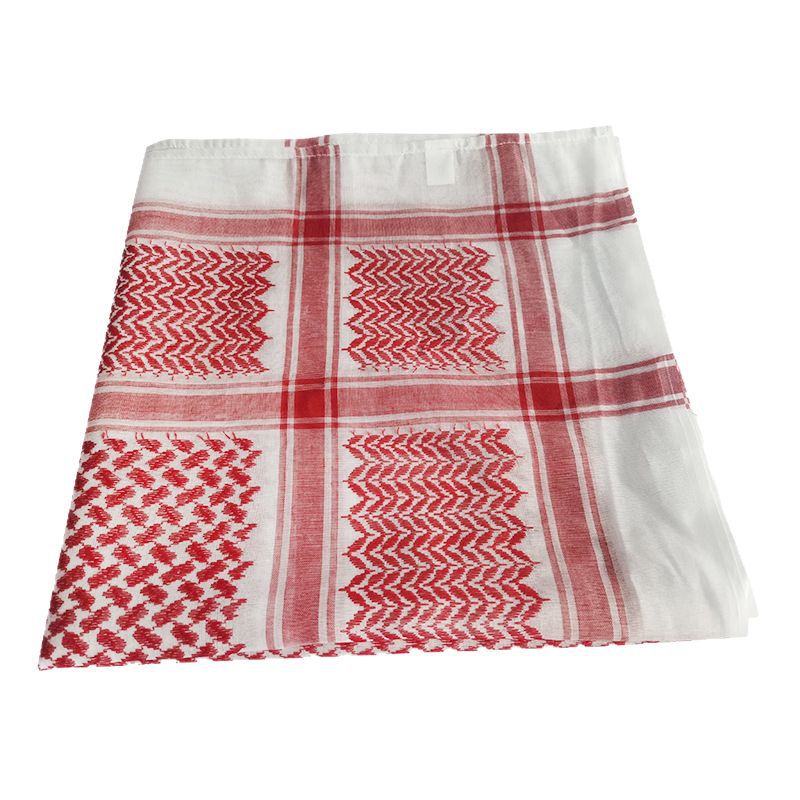 Cross-border in stock Muslim Arab Turban Dubai Saudi Arabia Men's Dacron Square Arab Turban All-match