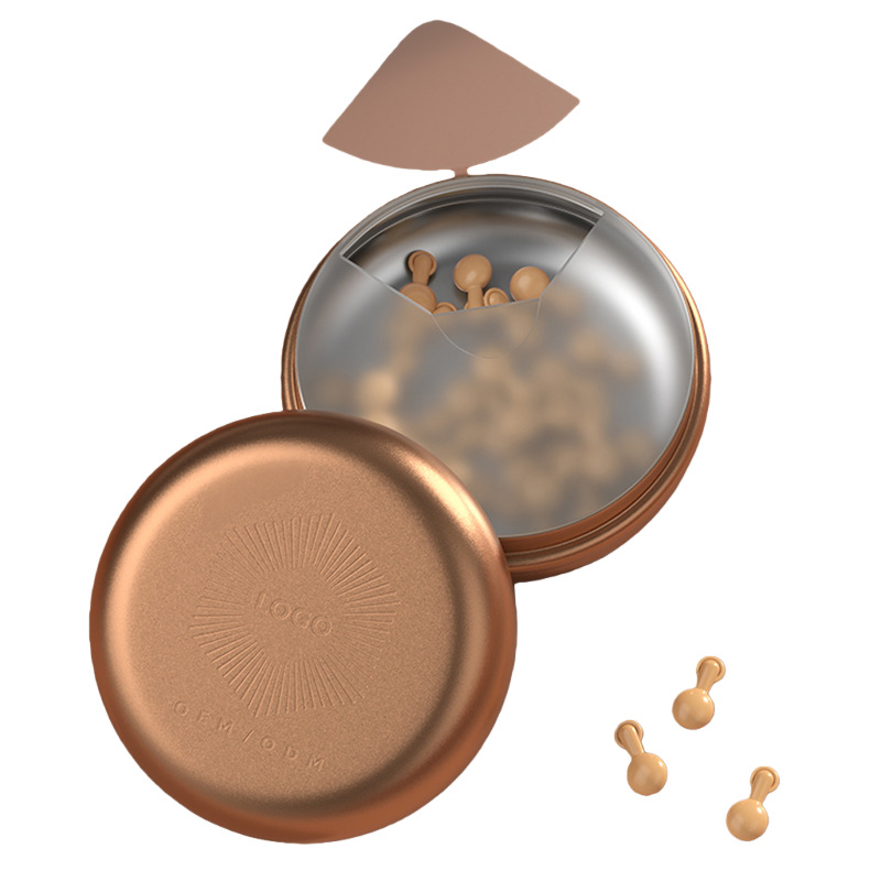 Dongzhiling Makeup Firming and Brightening Second-Pulse Oil Essence Oil Capsule Beauty Capsule Facial Care Facial Essence