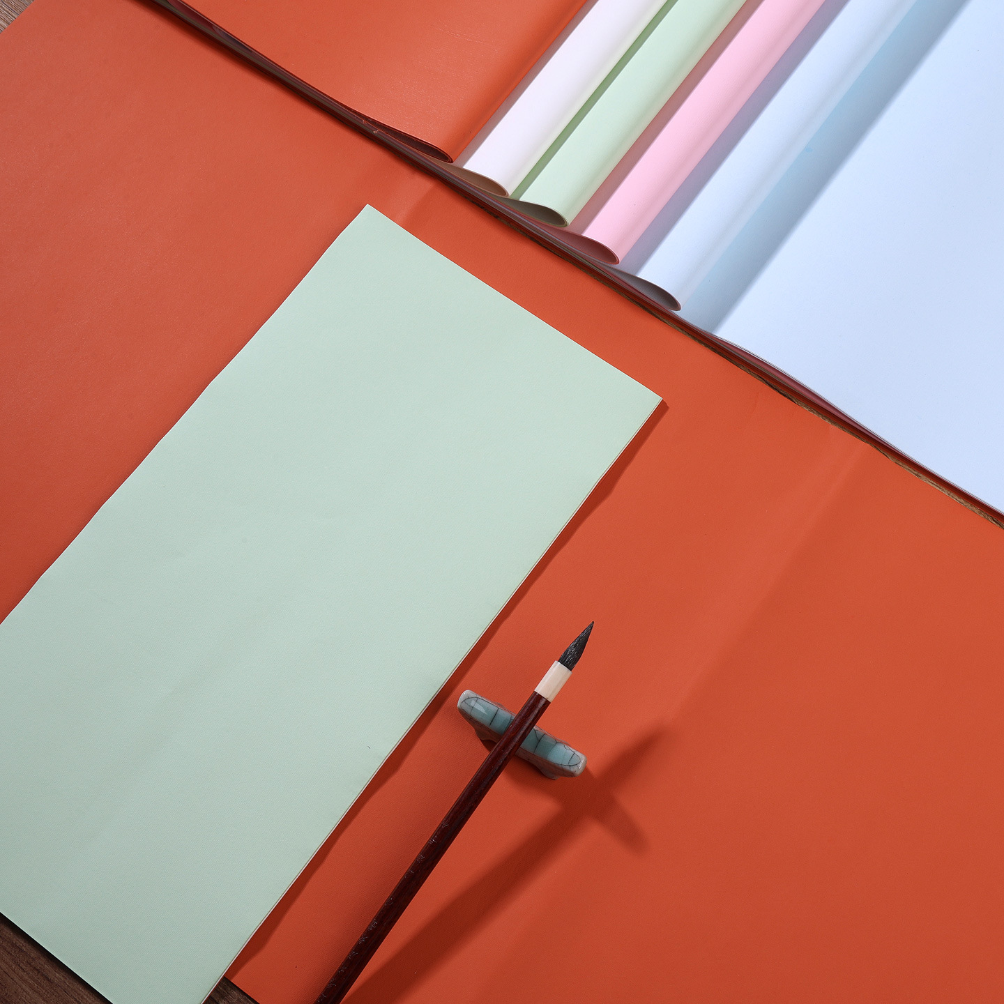 Factory Direct Source Yua Xuan Paper Batik Silk Paper with Concave and Convex Texture Small Regular Script Medium Regular Script Calligraphy Creation Work Paper