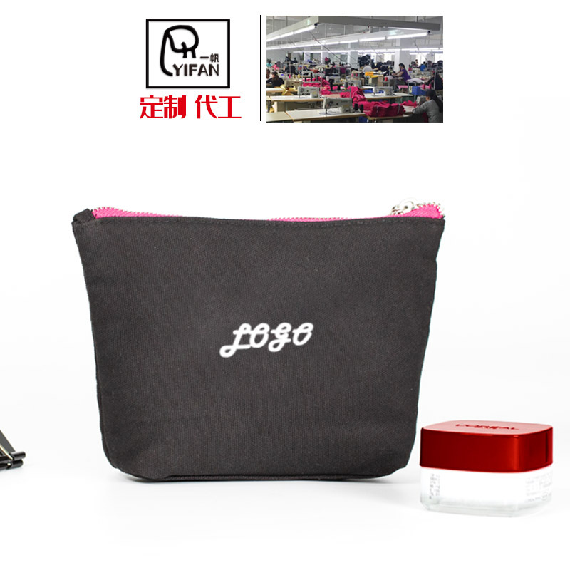 Косметичка, индивидуальная сумка, хлопковая косметичка, сумка с печатью, индивидуальный логотип