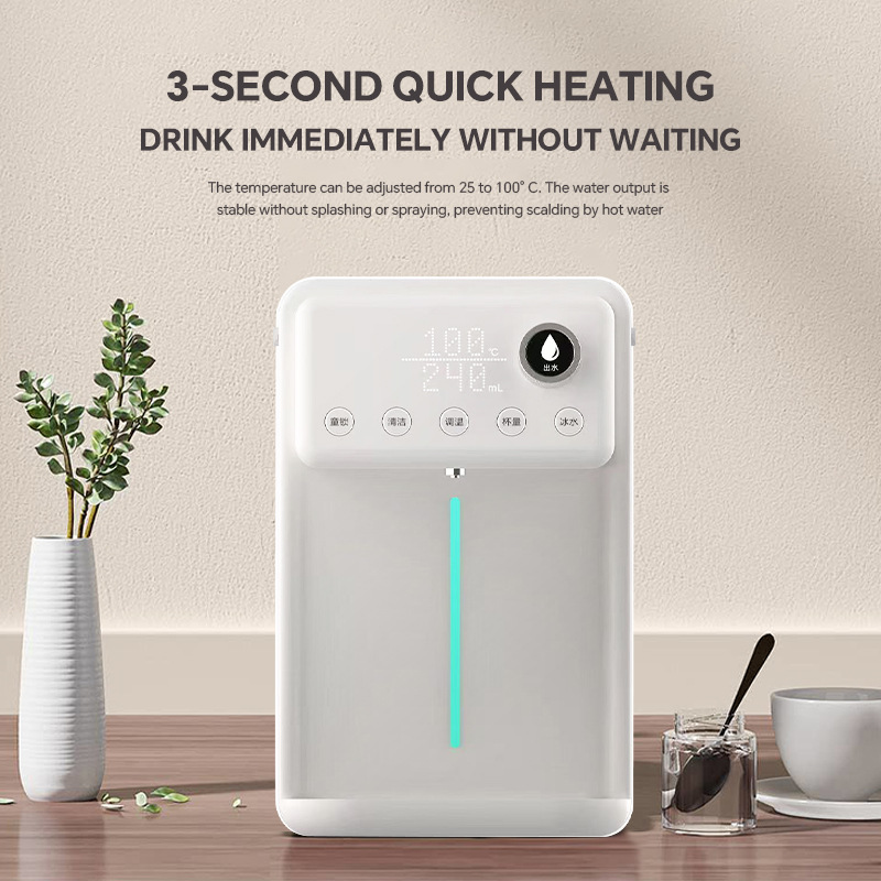 Hot and Cold Water Dispenser Dual-Purpose All-In-One Water Dispenser Household Instant Hot Water Dispenser Small Desktop Refrigerator Cross-Border