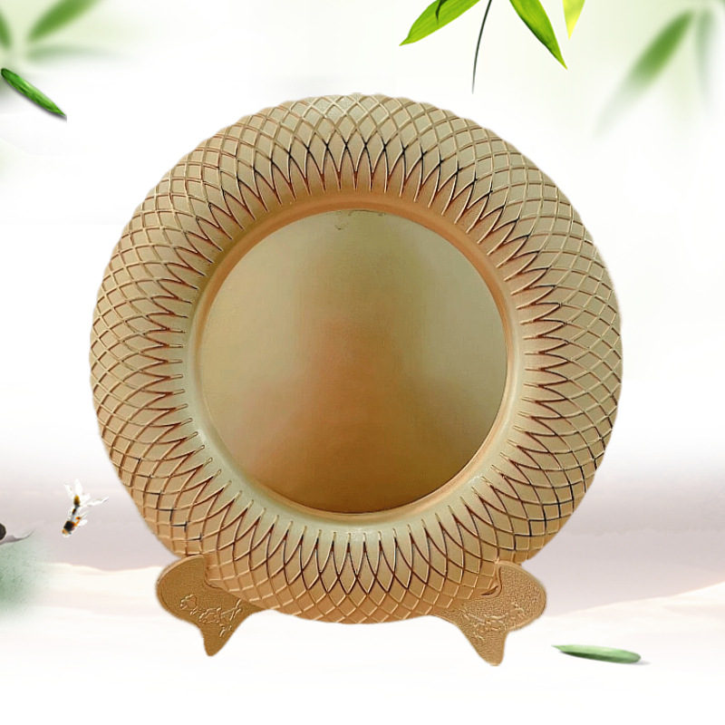 Zinc Alloy Commemorative Plate Custom-Made Cloisonné Award Plate Retirement Souvenir Award Advertising Anniversary Ornament Manufacturer