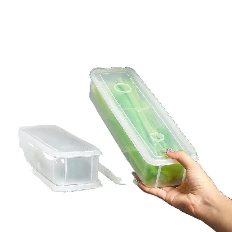 Cilantro, scallion and scallion fresh-keeping box for refrigerator storage fresh-keeping artifact food-grade noodles, egg vegetable, scallion, ginger and garlic