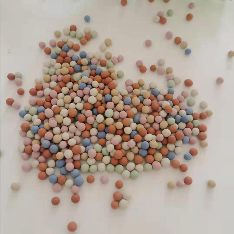 Factory wholesale color ceramsite horticultural soilless cultivation with mixed ceramsite fleshy flower paving ceramsite