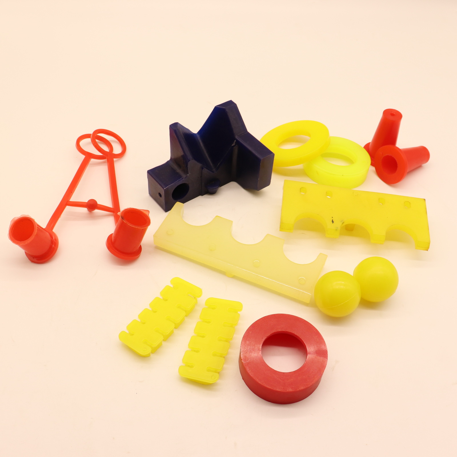 Processing and Production of Polyurethane Shaped Parts Injection Molded Polyurethane Pads Anti-Collision Blocks Processing Polyurethane Products