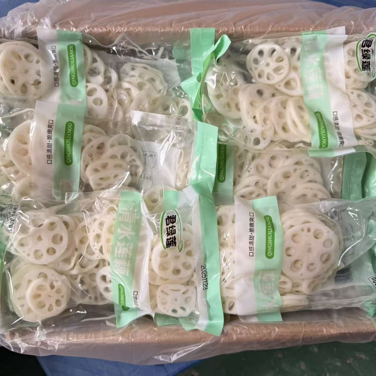 Spicy Cold Dish Hot Pot Skewers Oden Ingredients Braised Vegetables Hot Pot Sweet and Sour Lotus Root Soaked in Water Lotus Root Slices 300g