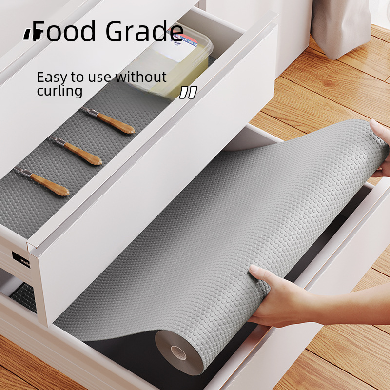 Household Shoe Cabinet Drawer Pad Paper Waterproof Mildew-proof Refrigerator Pad Thickened EVA Anti-slip Moisture-proof Pad Kitchen Cabinet Pad