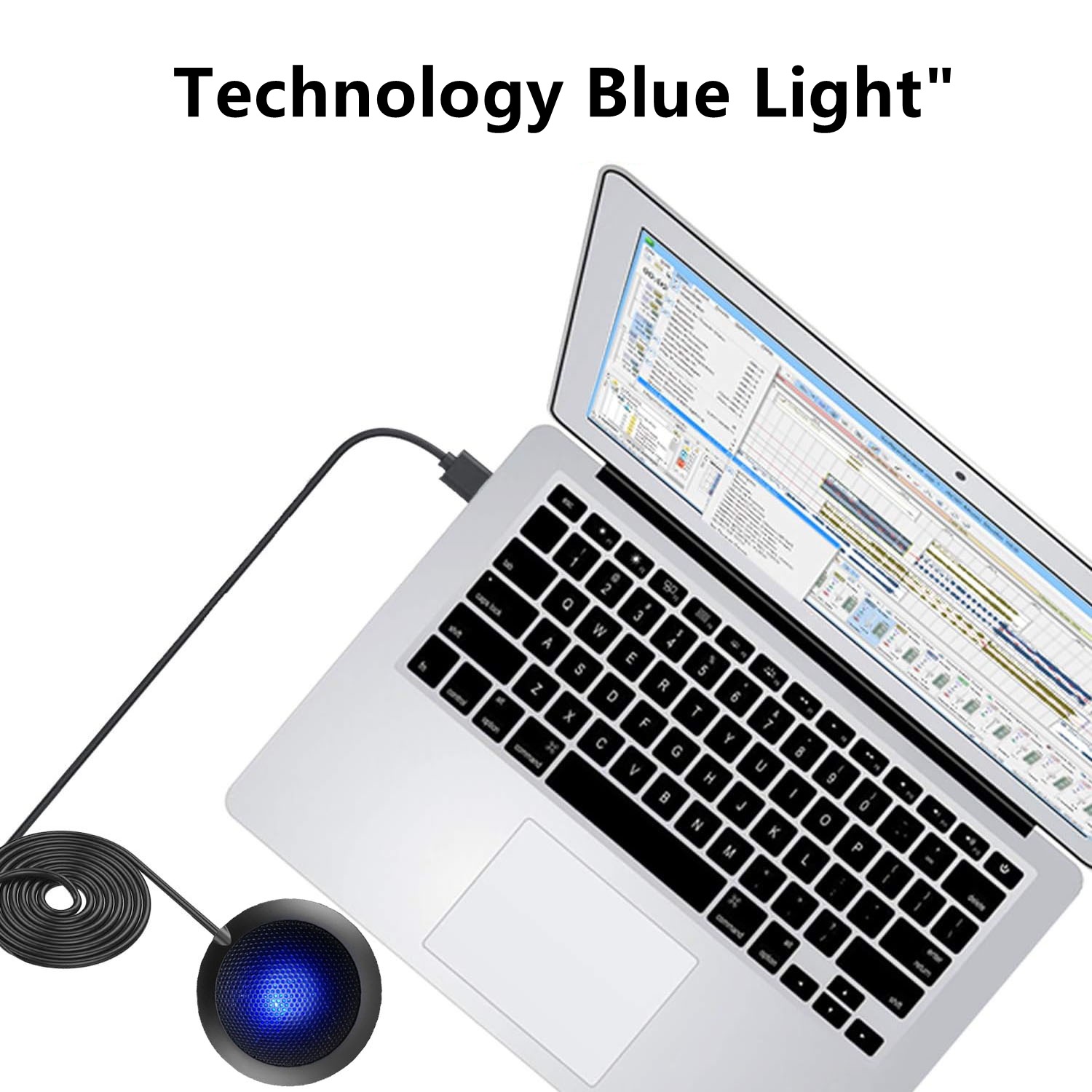 USB Desktop Computer 3m Sound Pickup Desktop Radio Video Voice Omnidirectional Conference Microphone Network Live Broadcast Microphone