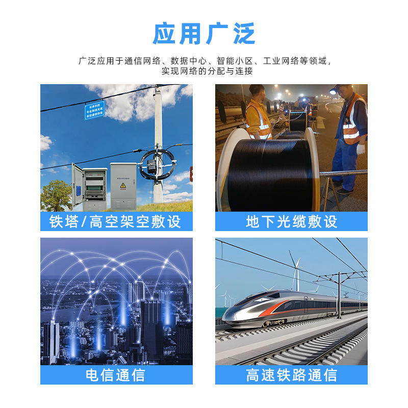 Changcheng Gyxtw Center Tube Type Optical Cable Armored Optical Cable Single-Mode Fiber Optic Cable 4-Core Surveillance Aerial Optical Cable