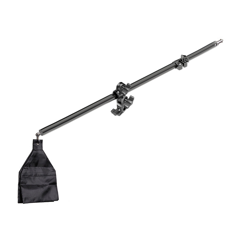 Ruifutu Ceiling Light Stand Photography Cantilever Arm Stand Cantilever Horizontal Shelf Soft Light Paper Stand Professional Soft Light Box with Sandbag