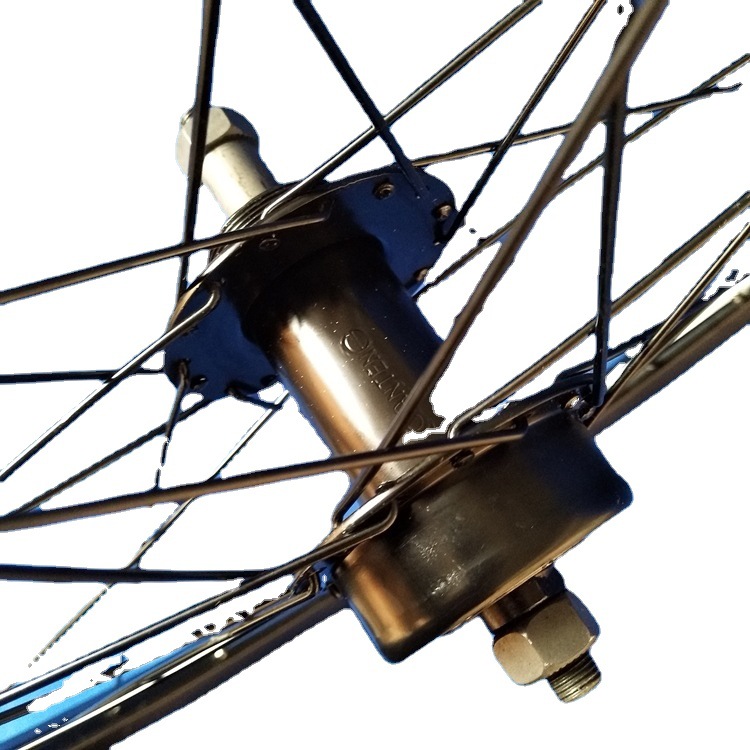 Mountain bike 26-inch rotary wheel set double-layer aluminum alloy 319 wheel set Iron hub aluminum alloy wheel set