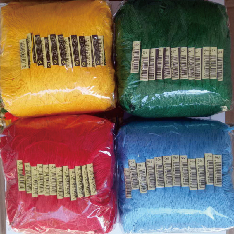Cross-Stitch Thread Dmc Color Series 8.447m Colors Polyester Embroidery Thread Needlework Thread Nordic Style Handmade