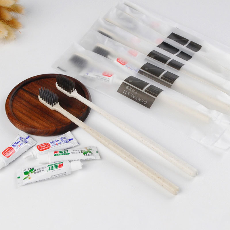 Hotel Disposable Toothbrush Wholesale B&b Guest Room Special Soft-bristled Toothbrush Toothpaste Hotel Supplies Set Two-in-one
