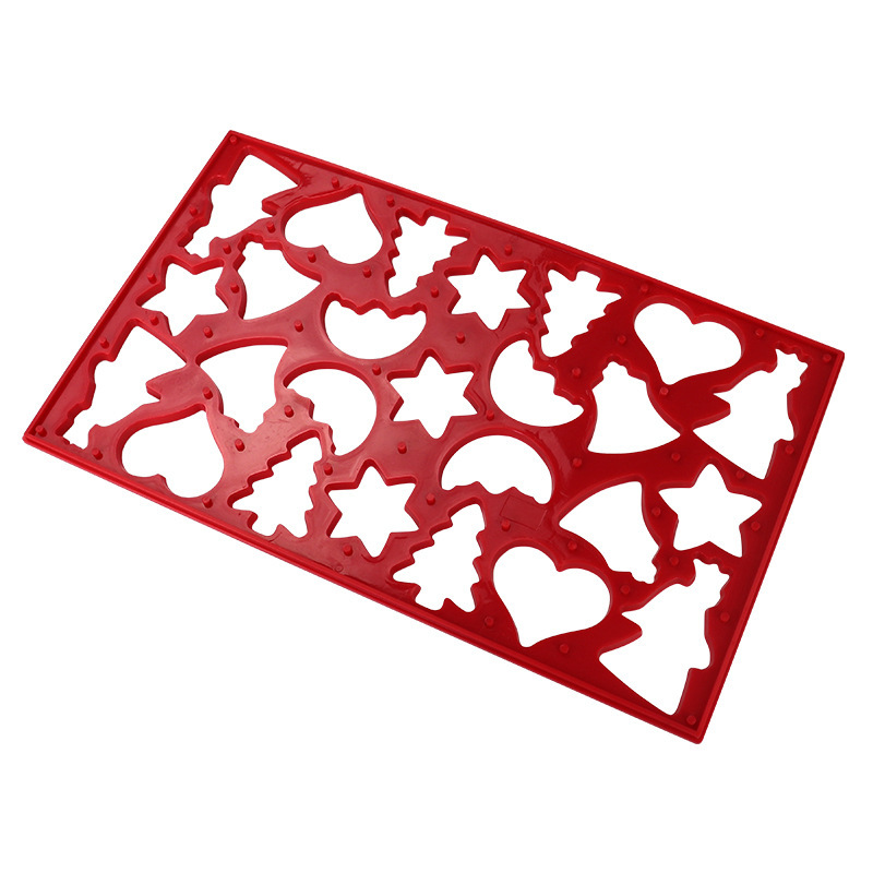 Производители изготавливают пластиковые формы для печенья DIY, рождественская серия различных форм, штамповка печенья