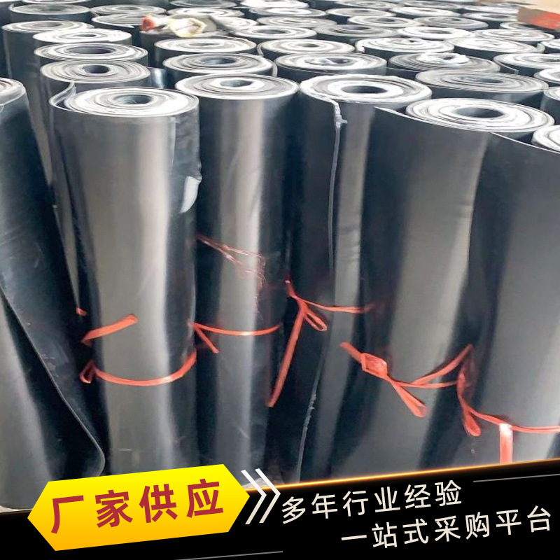 Damping rubber plate Jiangsu manufacturer acid and alkali resistant rubber pad lining EPDM cloth pattern rubber plate wholesale