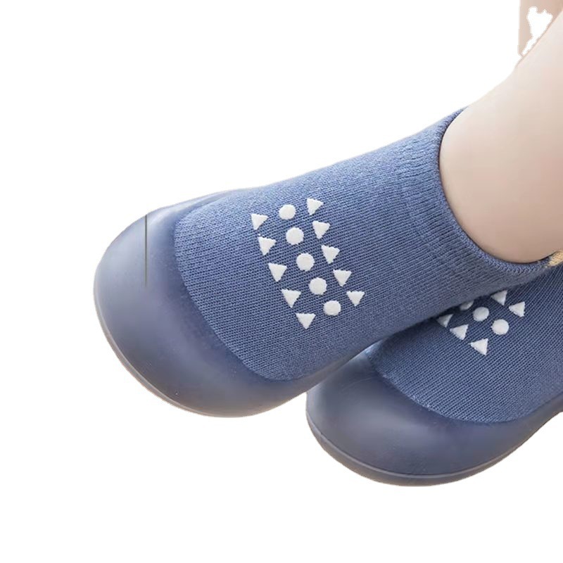 Spring and Summer New Baby Non-slip Toddler Shoes Indoor and Outdoor Children's Socks Shoes Baby's Non-falling Heeled Soft Sole Breathable Socks Shoes