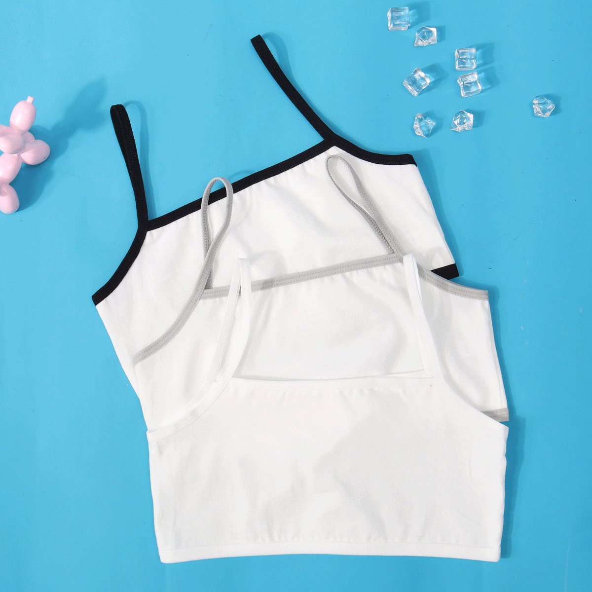 Cotton Girls' Underwear Developmental Small Vest Primary School Girl 10 Big Children Children Wrap Chest 9-12 Years Old 13 Bra