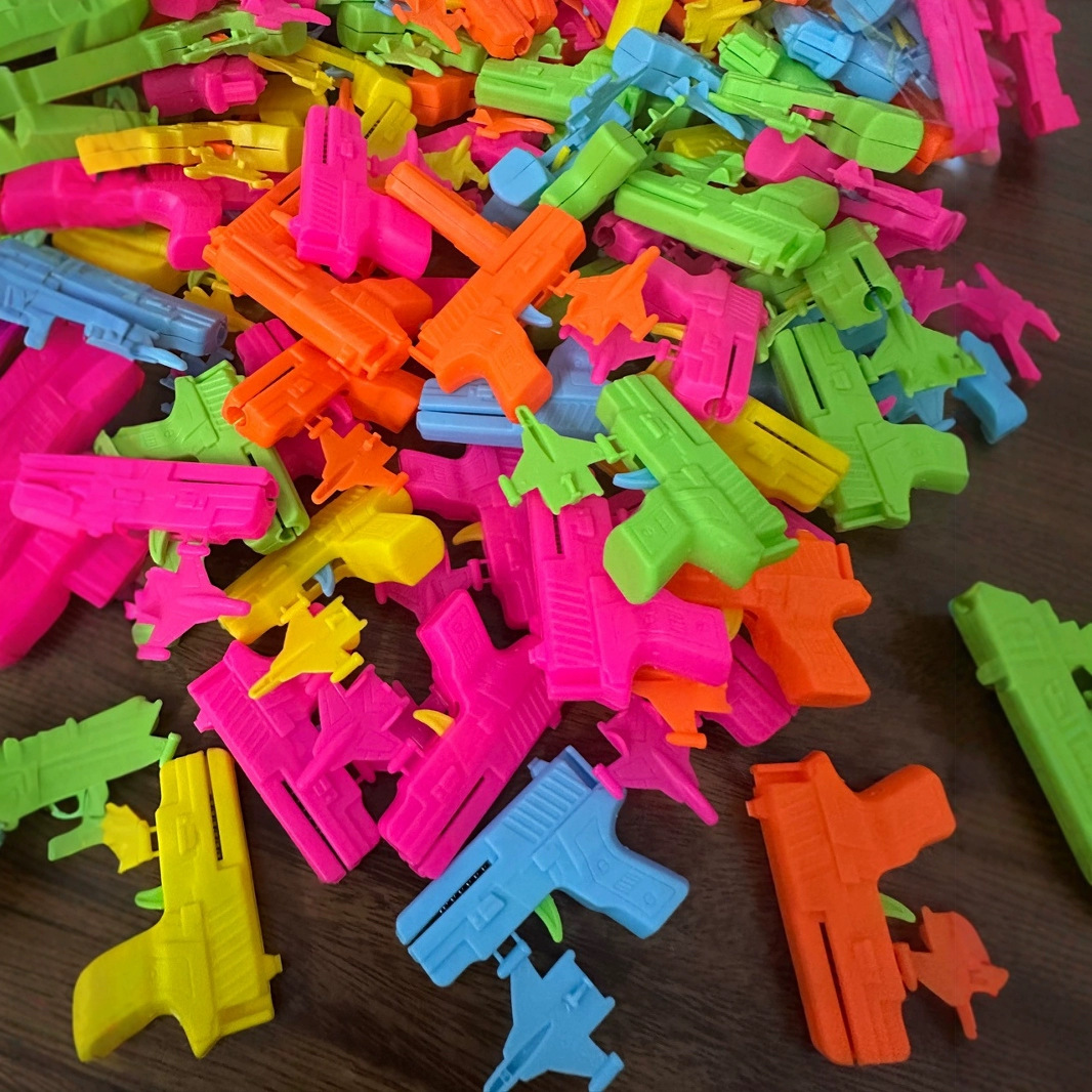 Children's Small Toys Mini Ejection Aircraft Gun Toys Kindergarten Creative Small Gift Toys Wholesale