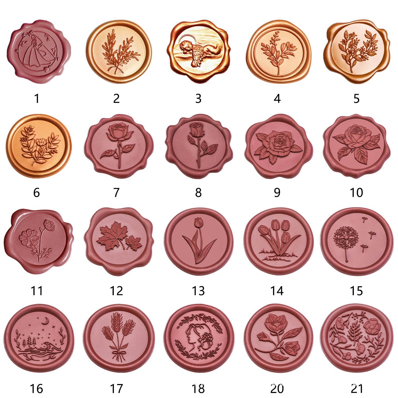 Восковая наклейка для печати с огнем для свадебного конверта с самоклеящейся задней стороной