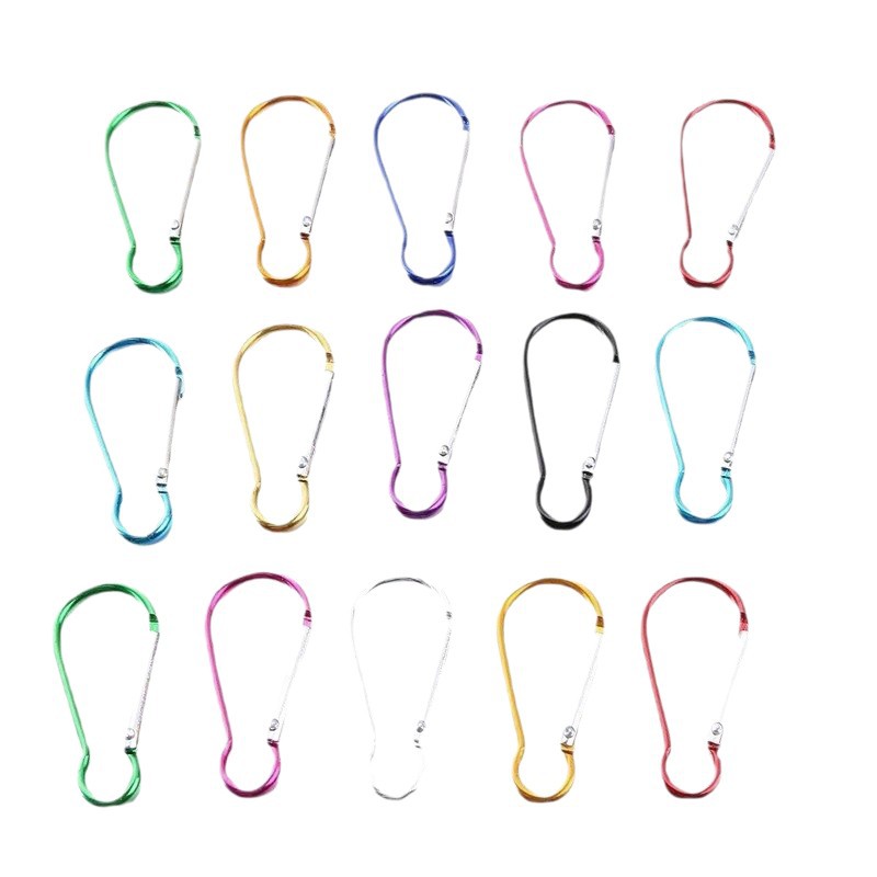 Gourd Type No.5 Outdoor Safety Spring Hook Mountain Kettle Backpack Hanging Buckle Led Light Buckle Aluminum Alloy Mountaineering Buckle