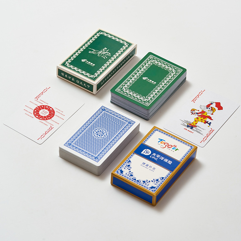 To design playing cards manufacturers wholesale advertising poker cards car Real Estate printing trademark